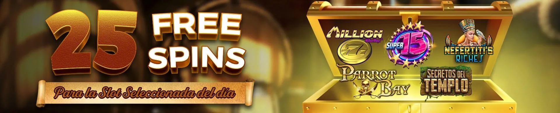 Variedad de promociones 25 free spins